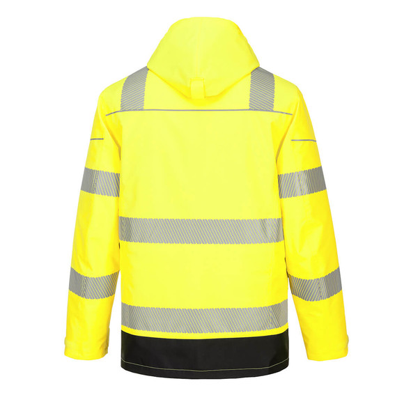 PortWest PW3 Hi-Vis 5-in-1 Jacket Yellow/Black PW367