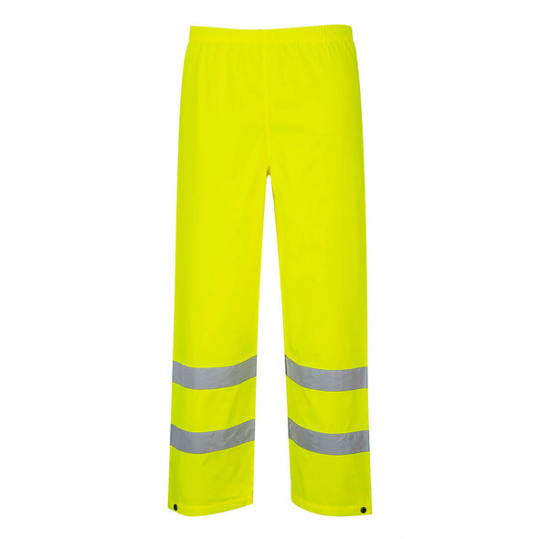 PortWest Hi-Vis Traffic Pants Yellow  S480