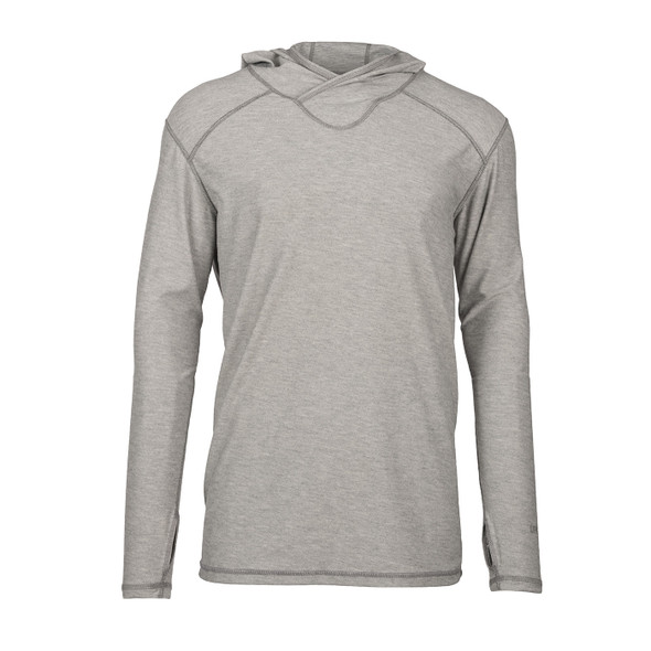 DragonWear FR Pro Dry Tech LS Shirt Hooded Gray Heather 146413