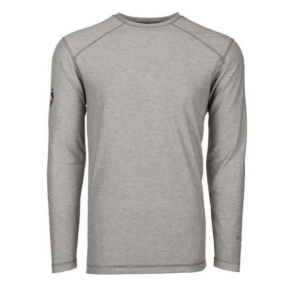 DragonWear FR Pro Dry Tech LS Shirt Gray Heather DFM 146313