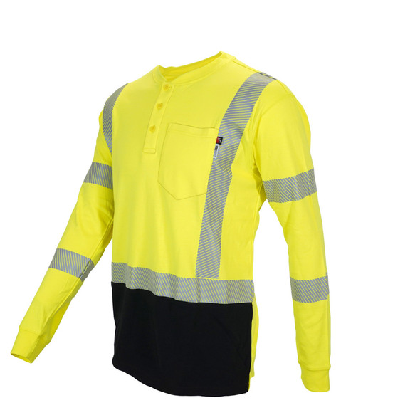 Flamesafe Workwear Henley Cotton FR Shirt CAT 2 — Safety Vests and More