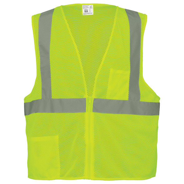 FrogWear® High-Visibility Lightweight Mesh Polyester Safety Vest GLO-001