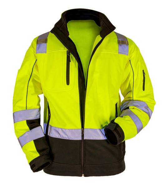 MAX Apparel Class 3 Hi Vis Softshell Jacket MAX622