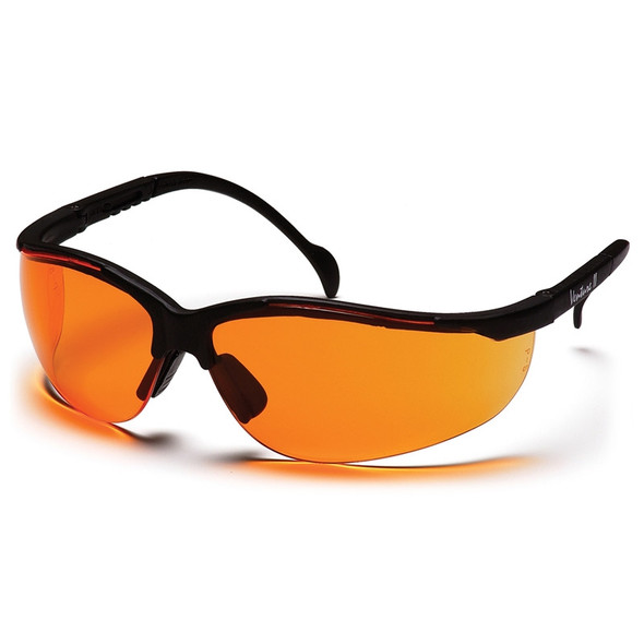 Pyramex Safety Glasses Orange Venture II - Box Of 12