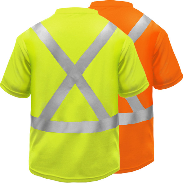 Reflective Apparel™ Class 2 Short Sleeve T-Shirt X-Back 102SX