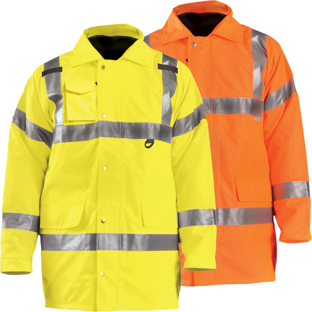 Occunomix Class 3 Hi Vis 5-in-1 Winter Coat LUX-TJFS Occunomix Class 3 Hi Vis 5-in-1 Winter Coat LUX-TJFS