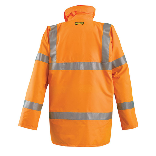 Occunomix Class 3 Hi Vis 5-in-1 Winter Coat LUX-TJFS Orange Back Occunomix Class 3 Hi Vis 5-in-1 Winter Coat LUX-TJFS Orange Back
