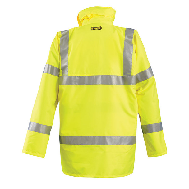 Occunomix Class 3 Hi Vis 5-in-1 Winter Coat LUX-TJFS Yellow Back Occunomix Class 3 Hi Vis 5-in-1 Winter Coat LUX-TJFS Yellow Back