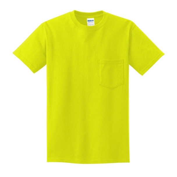 Gildan Enhanced Visibility Cotton T-Shirt with Pocket 2300