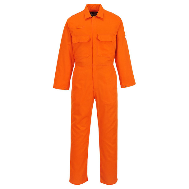 PortWest Flame Resistant Orange Bizweld Unlined Coverall UBIZ1OR