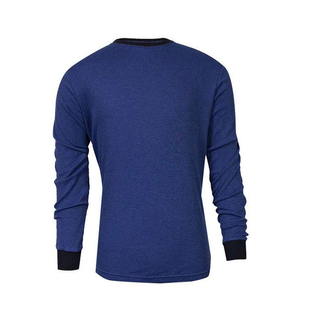 DriFire TECGEN FR Select Moisture Wicking Long Sleeve Royal Blue Made in USA T-Shirt C541NRBLS