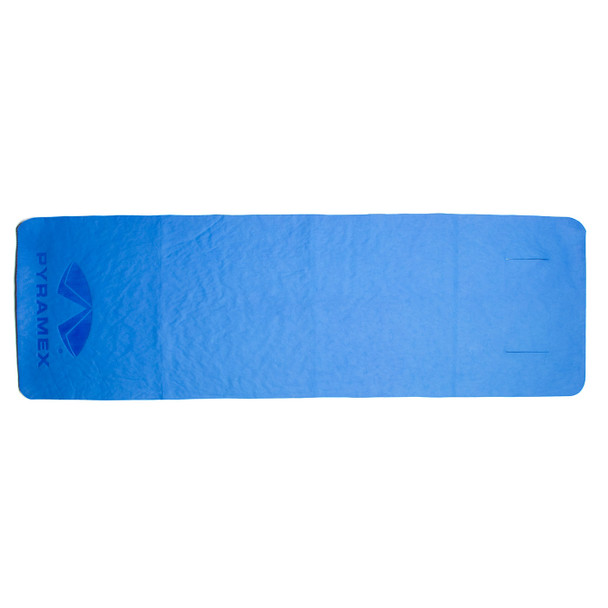 Pyramex Case of 100 Blue Cooling Towel Wraps C260-CASE Unwrapped