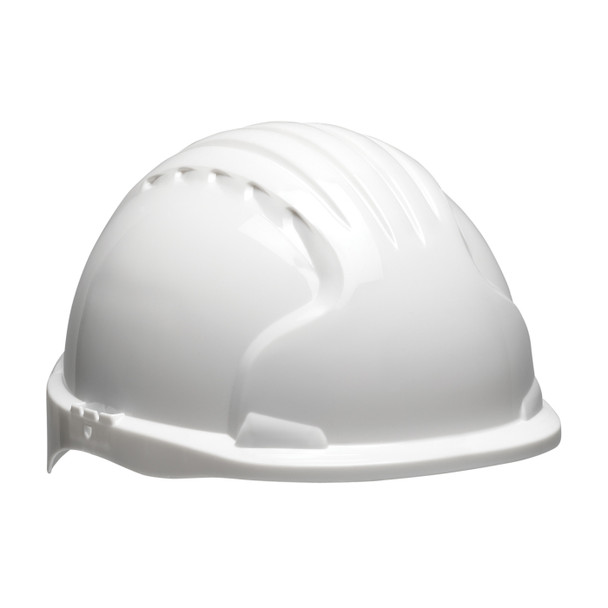 PIP Class E Made in USA Short Brim Hard Hat with 6-PT Ratchet 280-EV6151S - Box of 10 White