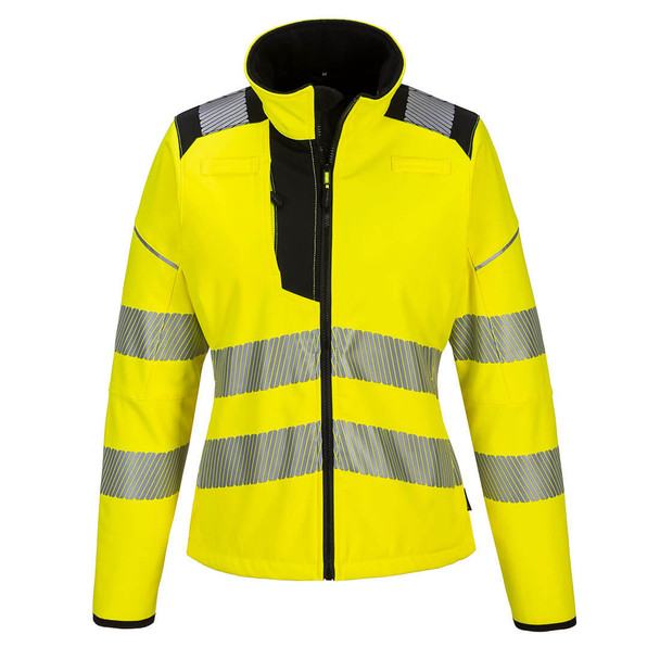 PortWest PW3 Hi-Vis Women's Softshell PW381
