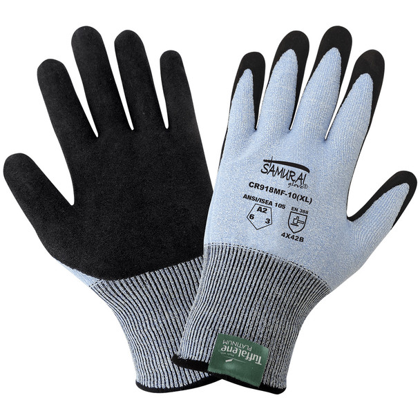 Samurai Glove® Lightweight Cut Resistant Gloves Made With Tuffalene® Platinum - CR918MF