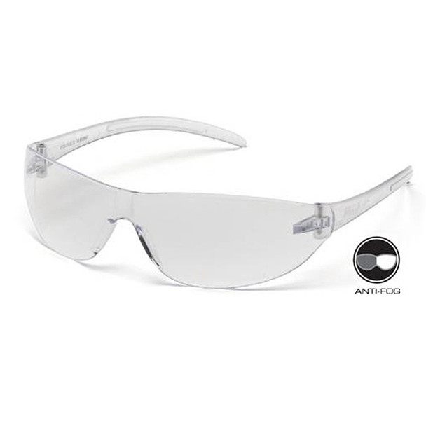 Box of 12 Pyramex Alair Anti-Fog Clear Lens Safety Glasses S3210ST