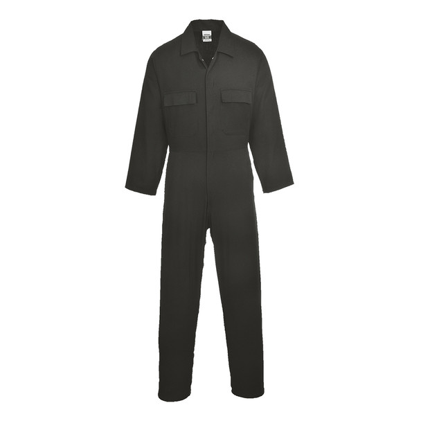 Portwest Cotton Work Coverall Black S998