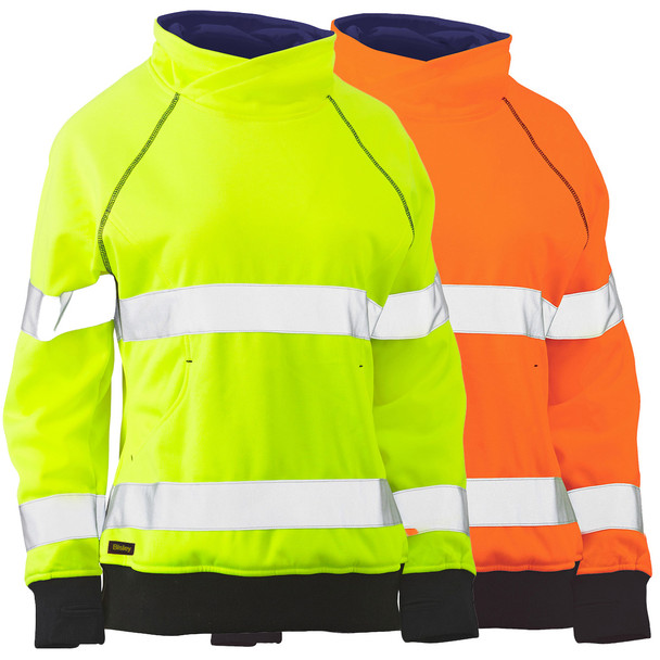 Bisley® ANSI Type R Class 2 Women's Contoured Fleece Pullover Sweatshirt W6818T