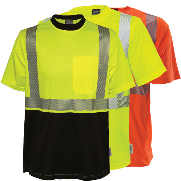 Reflective Apparel™ Class 2 Short Sleeve T-Shirt Segmented Tape 102CT