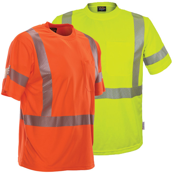 Reflective Apparel™ Class 3 Short Sleeve T-Shirt Segmented Tape 104CT