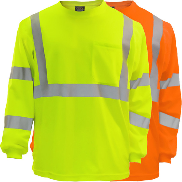 Reflective Apparel™ Class 3 Long Sleeve T-Shirt 204ST