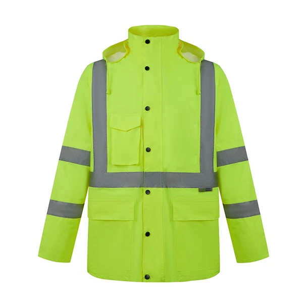 Water Resistant Class 3 Rain Safety Jacket SAJ1500