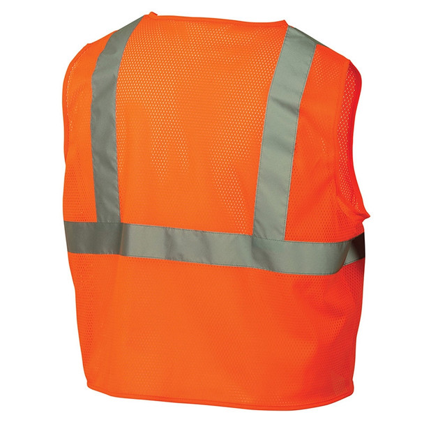 Orange Pyramex Hi-Viz All Mesh Safety Vest with Contrasting Reflective Tape 3XL Pyramex Safety RVZ2320X3 3X-L Orange Pyramex Hi-Viz All Mesh Safety Vest with Contrasting Reflective Tape 3XL Pyramex Safety RVZ2320X3 3X-L