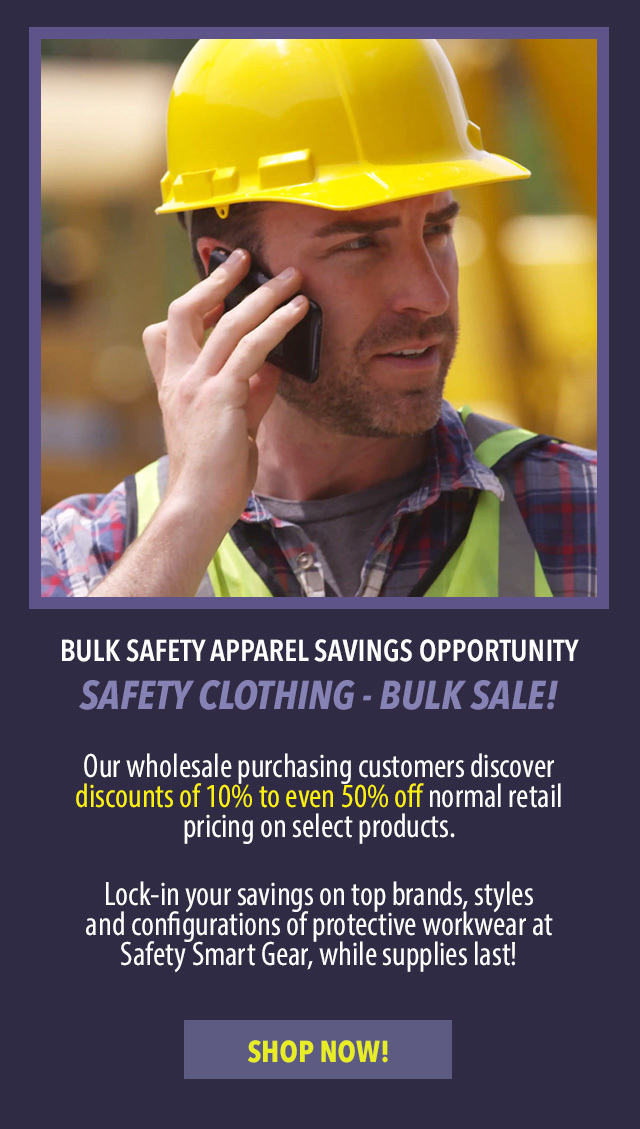 Bulk Discounts on Safety Apparel