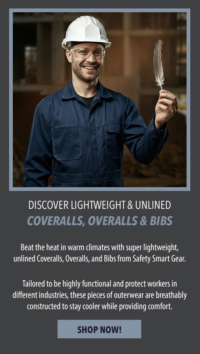 Discover Lightweight Coveralls, Overall and Bibs