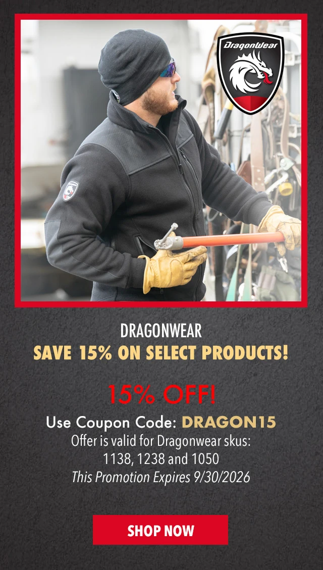 Save 15% on Select DragonWear Products