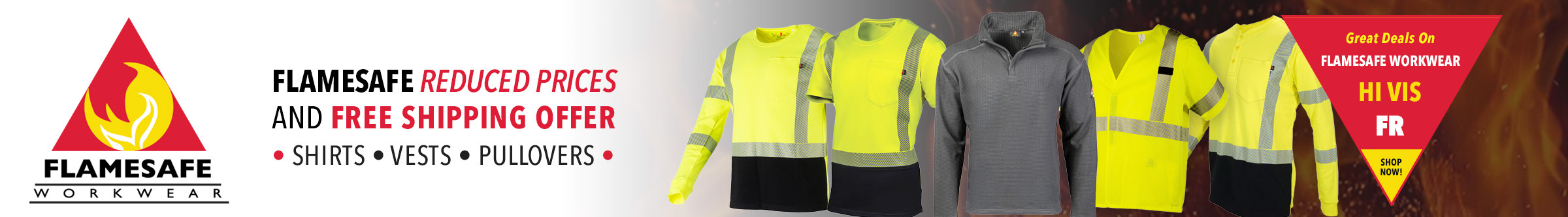 Flamesafe Reduced Prices and Free Shipping Offer