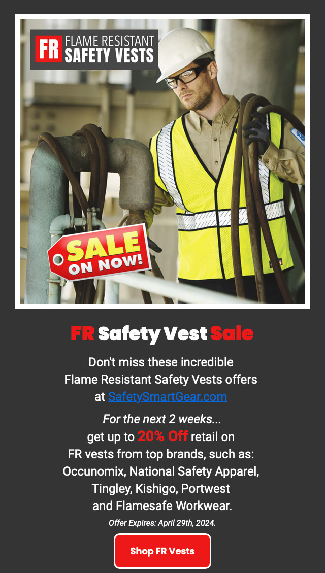 FR Safety Vest Specials