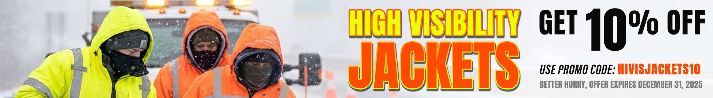 Hi Vis Safety Jackets Promo Code