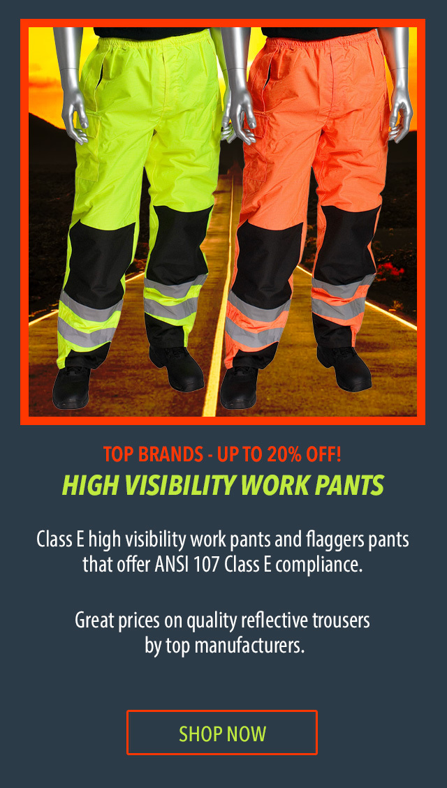 Hi Vis Pants - Up to 20% Off