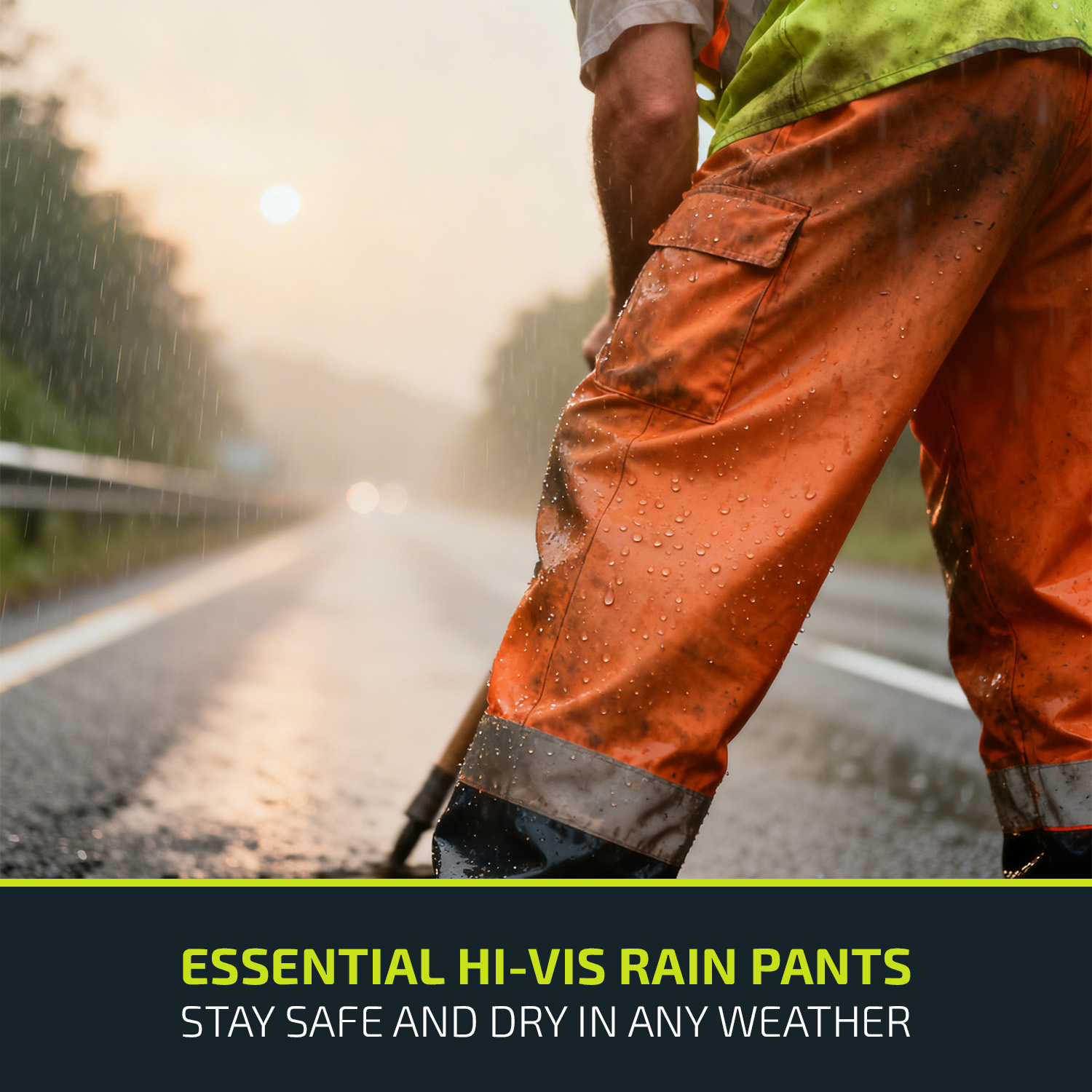 Essential Hi Vis Rain Pants