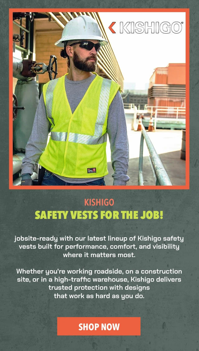 Kishigo Safety Vests for the Job