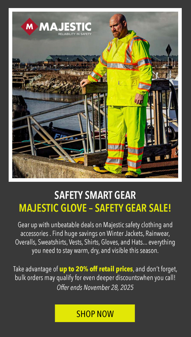 Majestic Safety Gear Sale