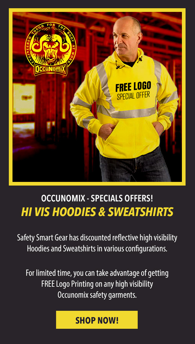 Free Logo Printing Offer on Occunomix Hoodies