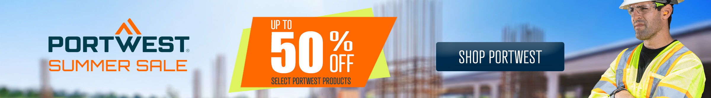 Portwest Summer Sale - up to 50% Off
