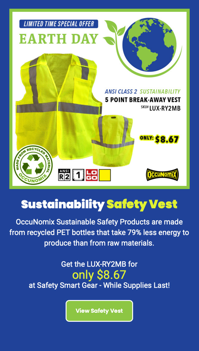 Earth Day Sustainability Vest