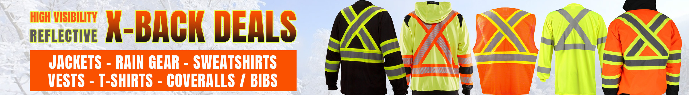 X-Back Safety Clothing Deals