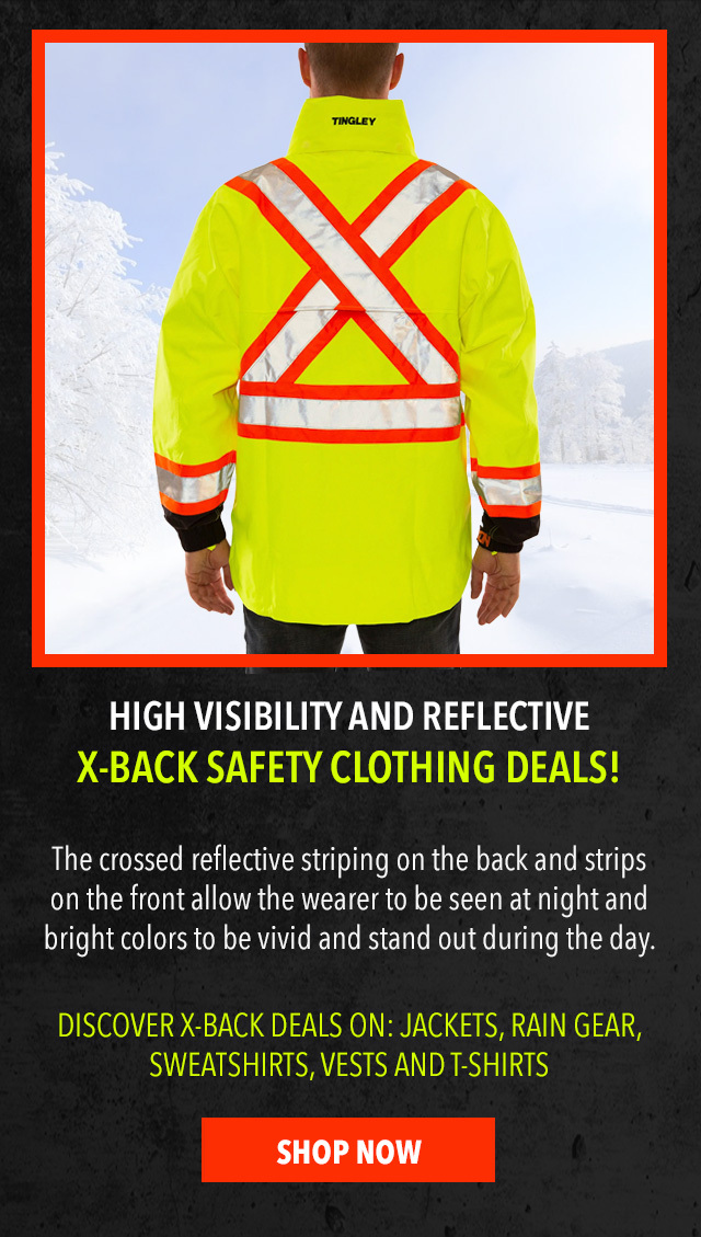 X-Back Safety Clothing Deals