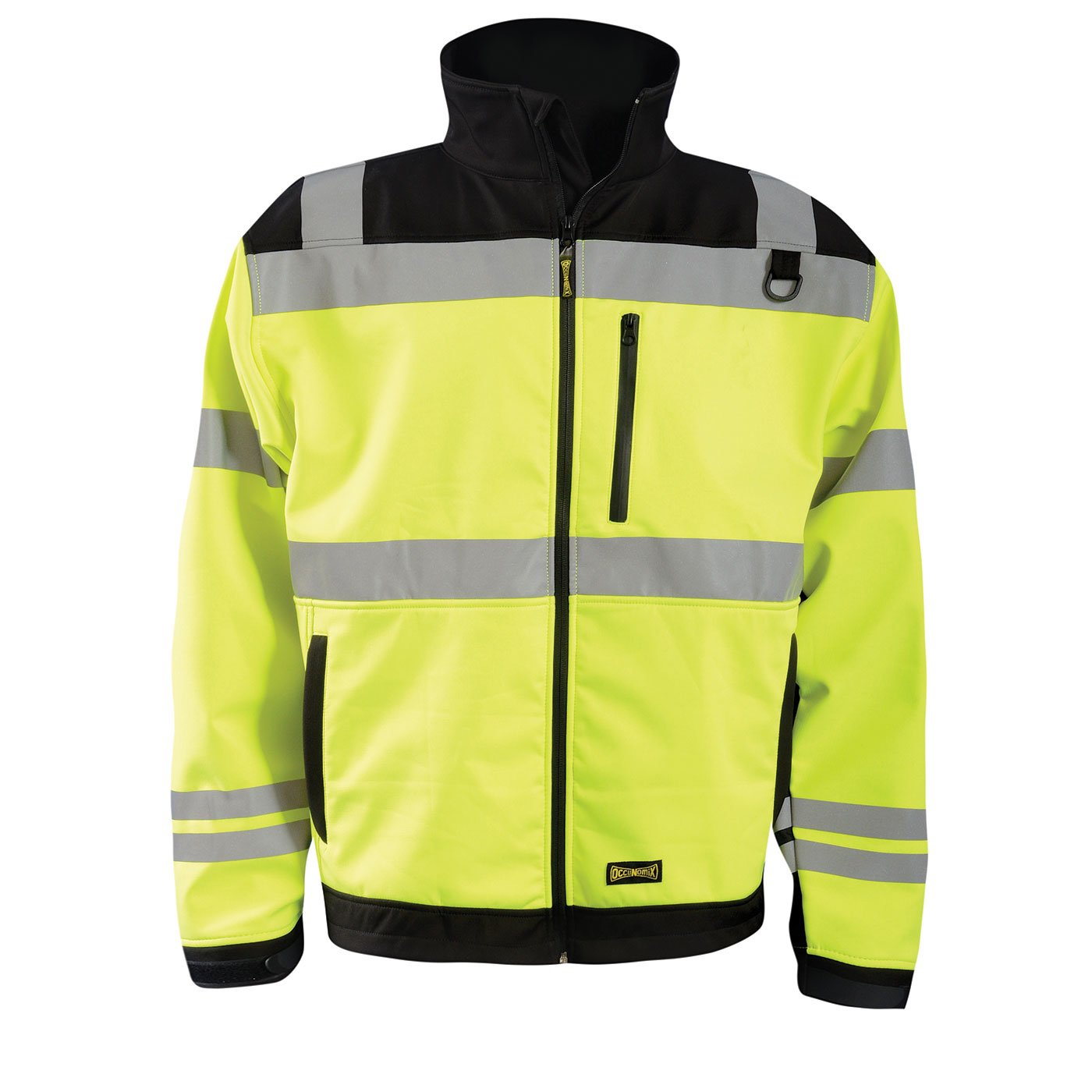 Hi Vis Yellow Soft Shell Safety Jacket 