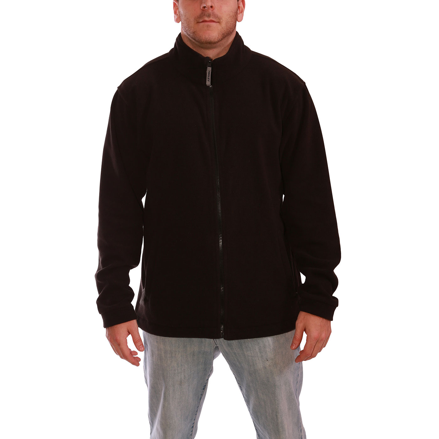 collared fleece jacket