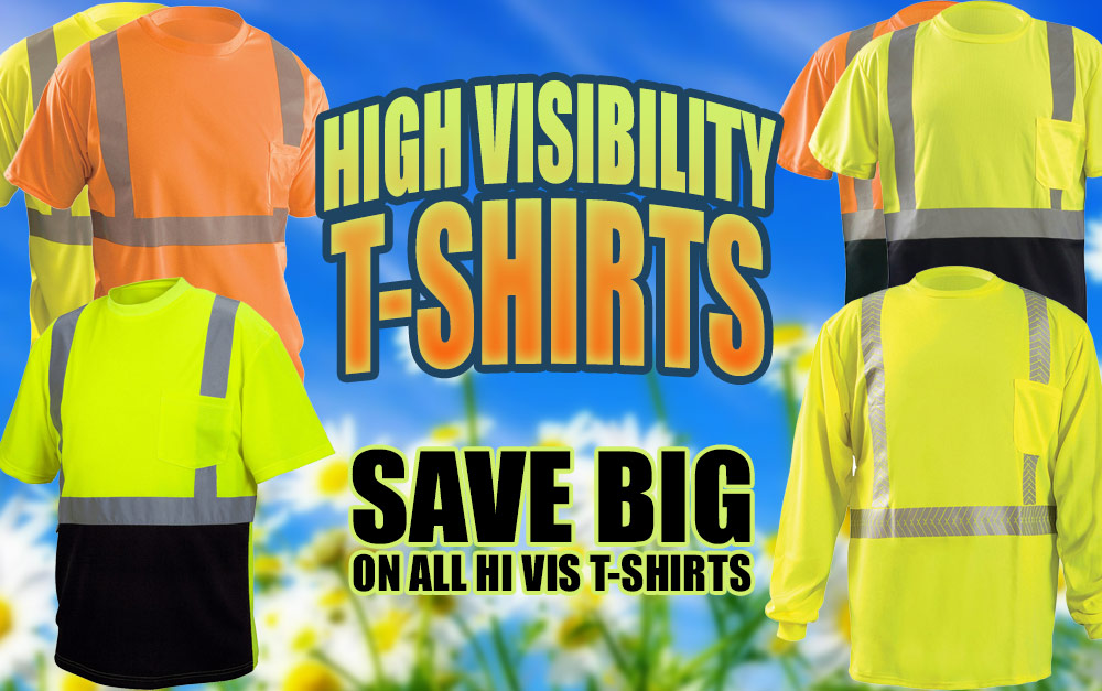 Hi Vis T Shirt Season Safety Smart Gear