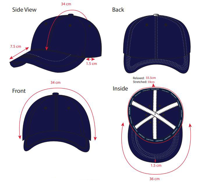 PortWest FR Navy Baseball Cap FR13