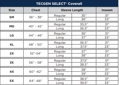 TECGEN FR Womens Select Coverall TCGSCWN0011