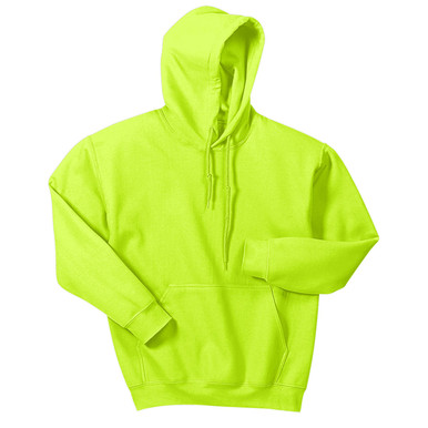 Safety green shop zipper hoodie