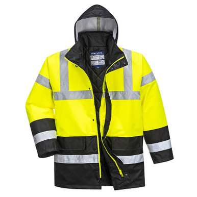PortWest Class 3 Hi Vis Traffic Jacket US466