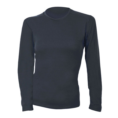 DragonWear Womens FR Moisture Wicking Navy Long Sleeve Shirt DFHW01